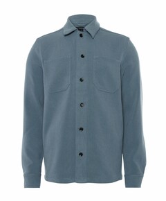 Heren overshirt grijs