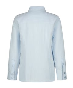 Jongens overhemd lange mouw blauw