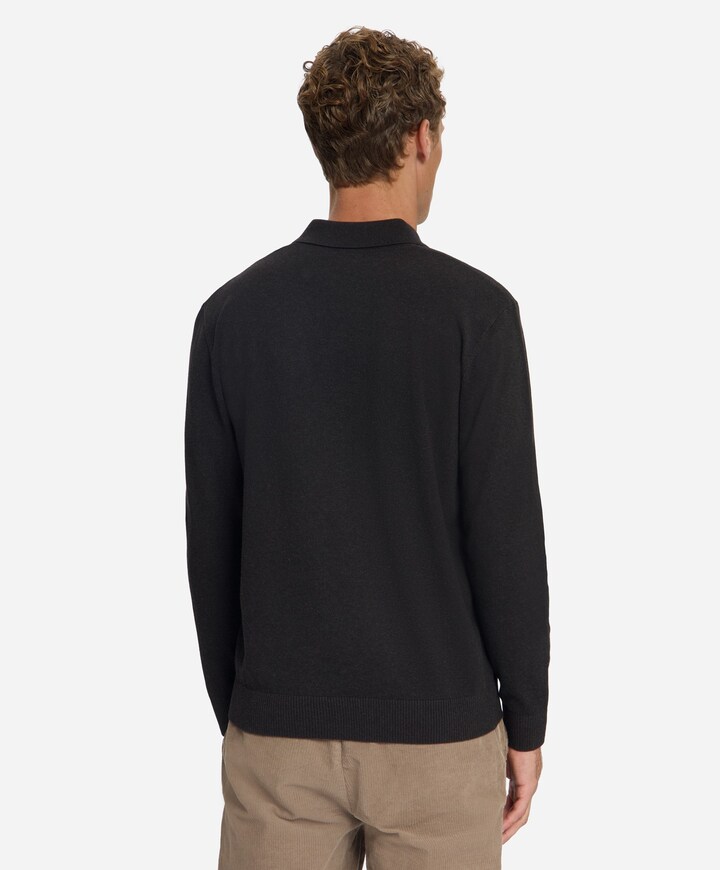 Heren polo bruin