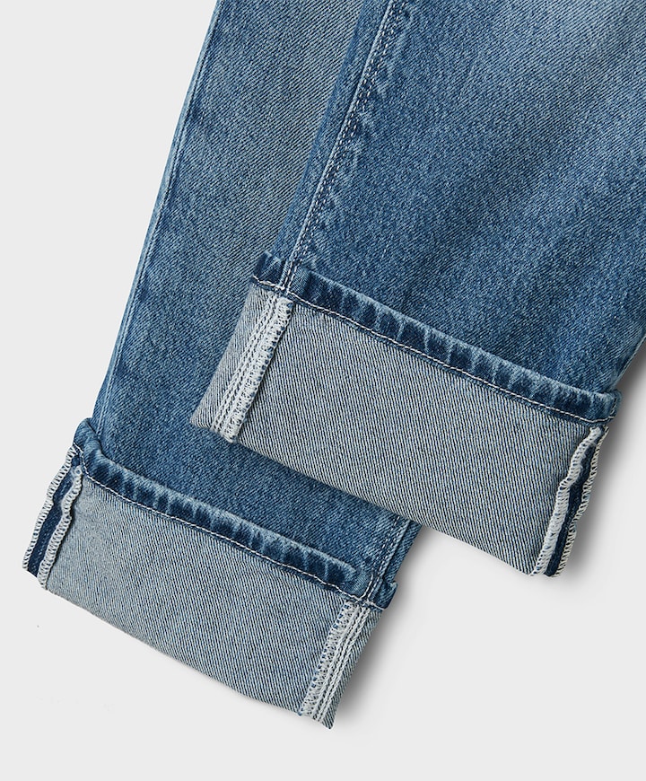 NKFROSE STRAIGHT FOLD 4224-AZ jeans blauw