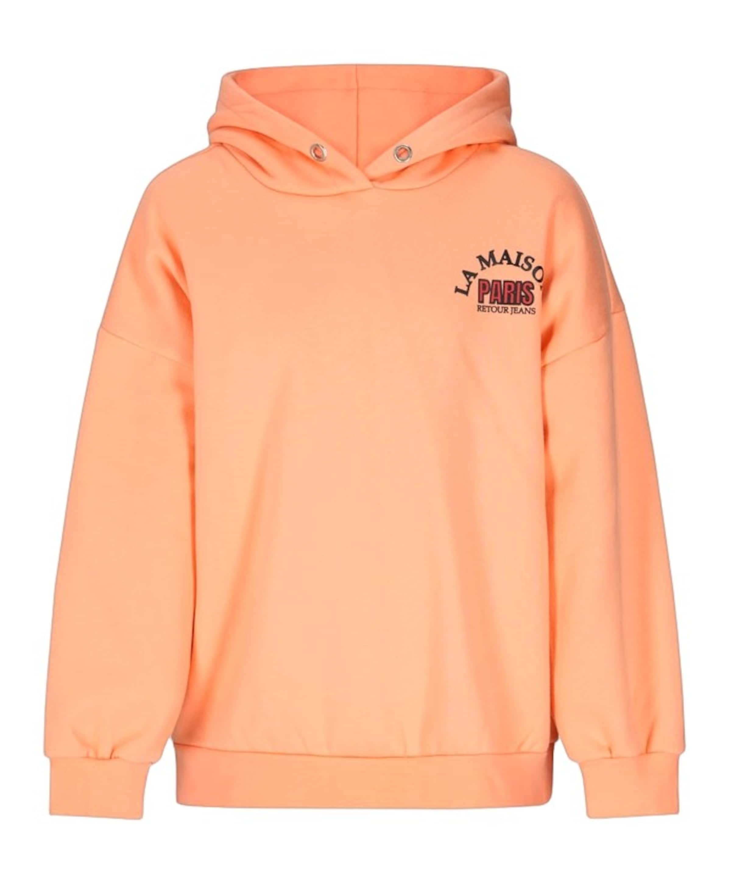 Meisjes hoodie oranje
