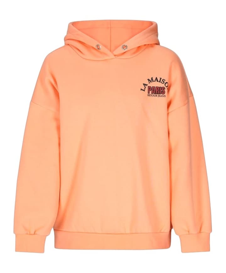 Meisjes hoodie oranje