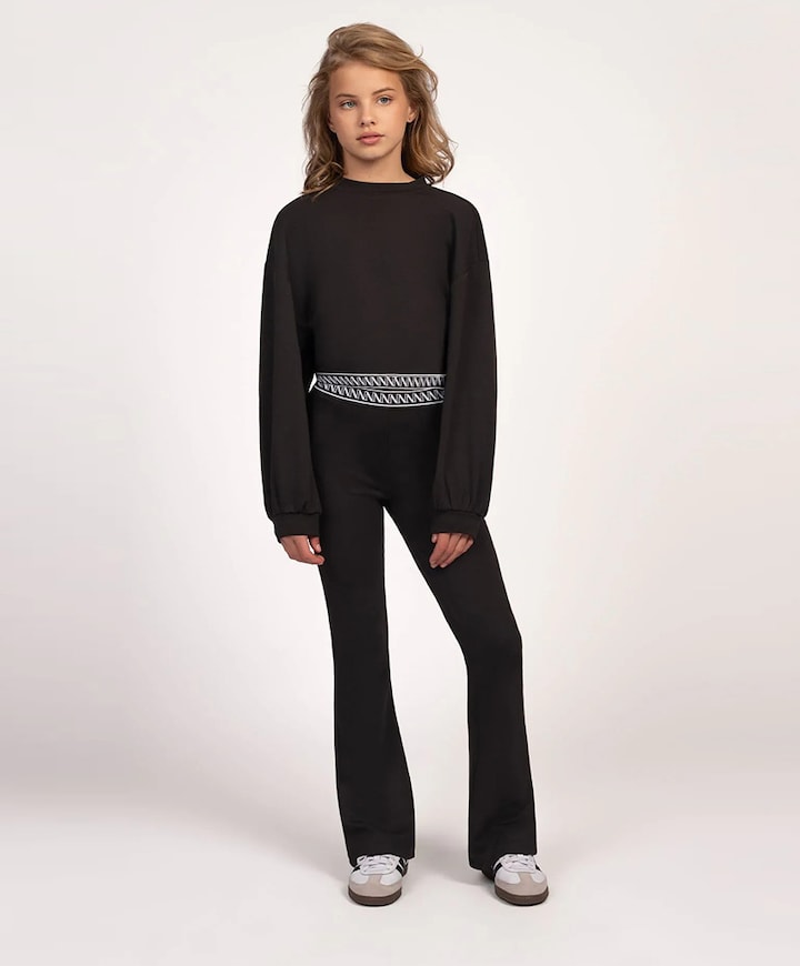 Meisjes sweater zwart