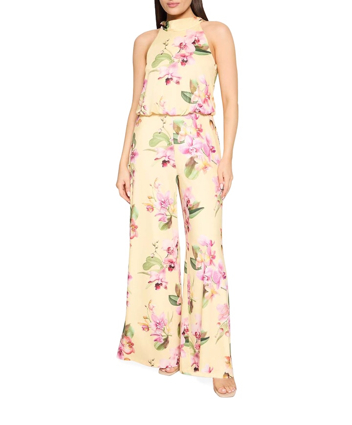 dames jumpsuit geel