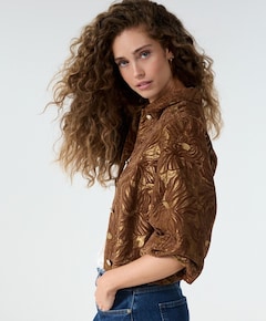 Dames jas bruin