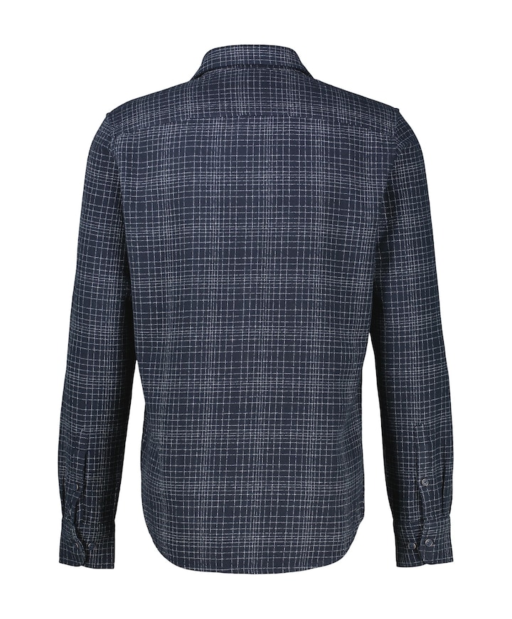 Heren overshirt blauw