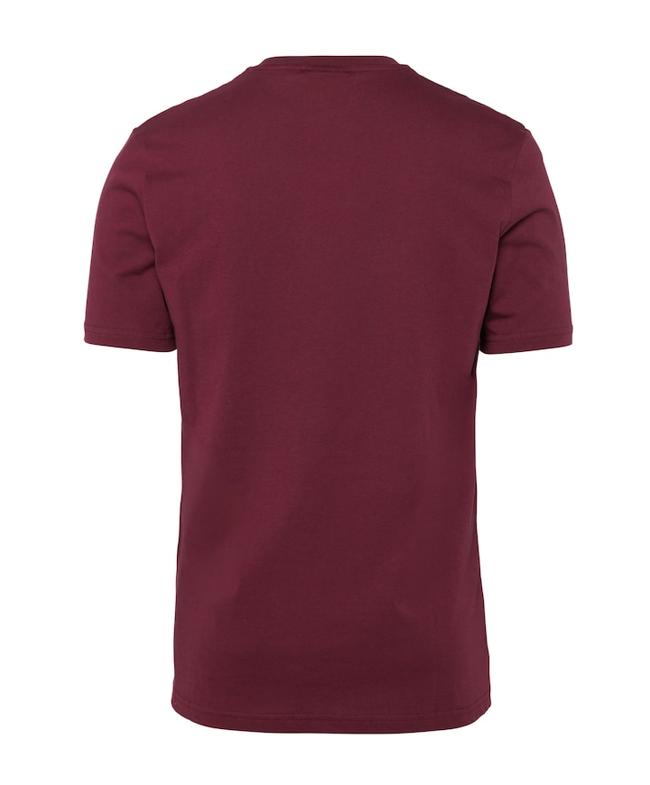 Heren T-shirt bordeaux