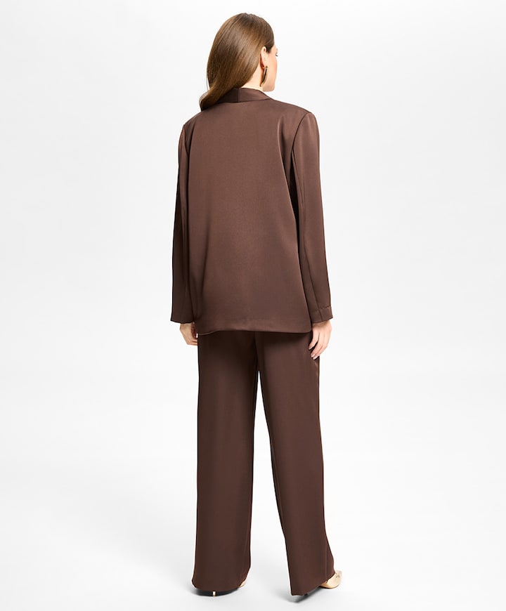 Dames blazer bruin