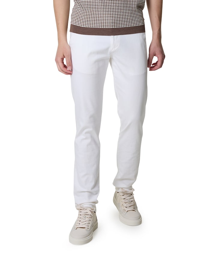 Elegance Chino Collection heren pantalon ecru
