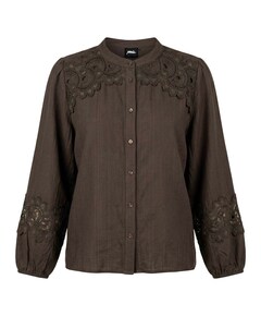 Dames blouse bruin