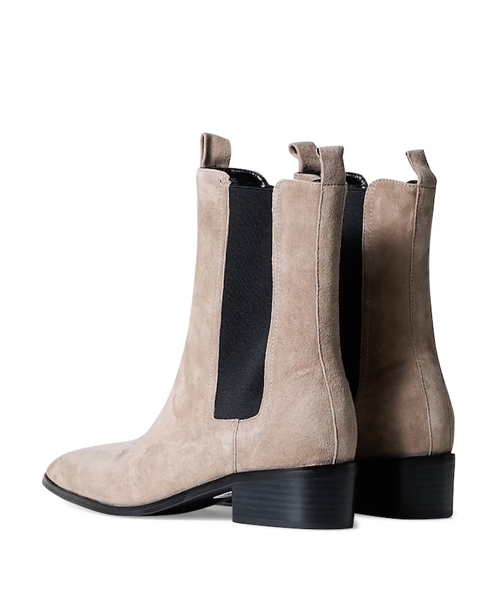 Berenice enkellaarzen beige