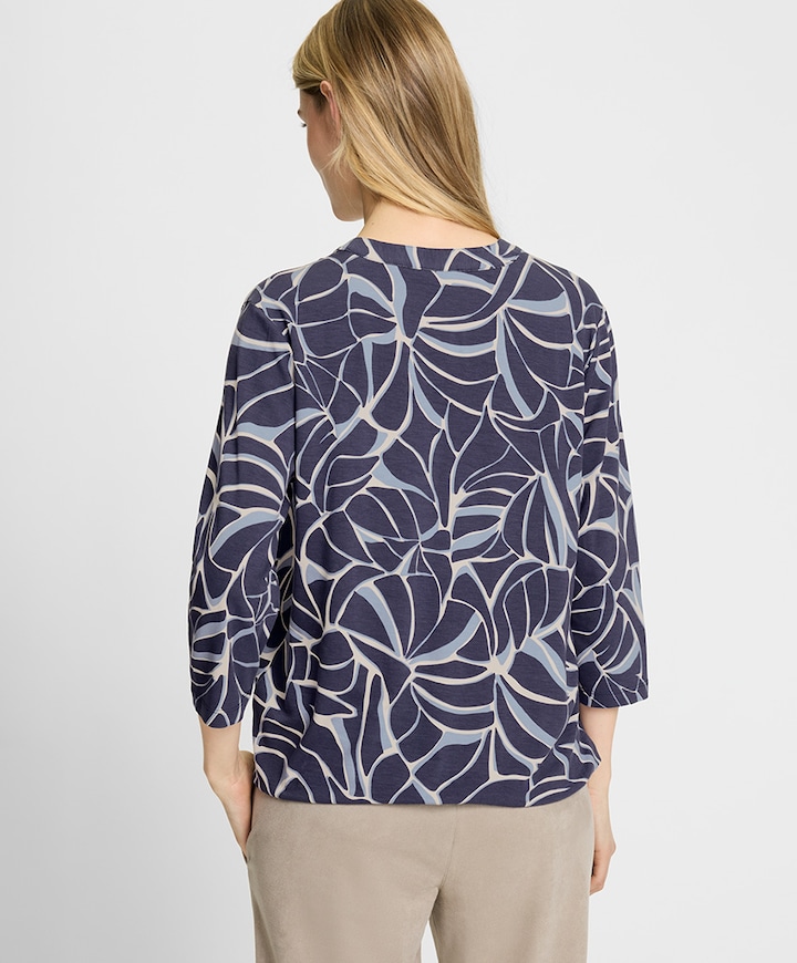 Dames longsleeve blauw