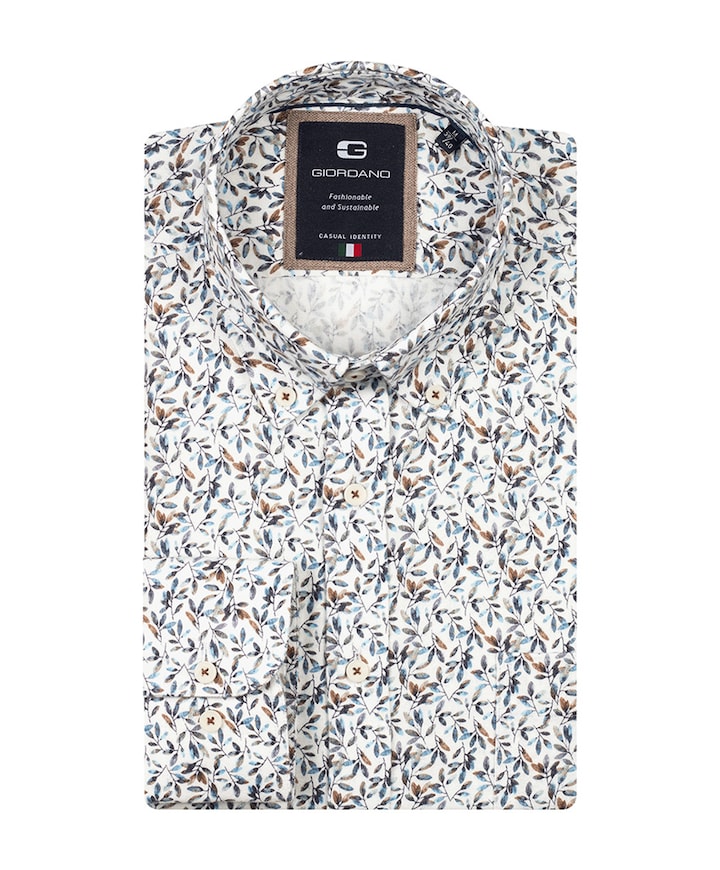 Overhemd lange mouw ecru