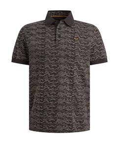 Heren polo blauw
