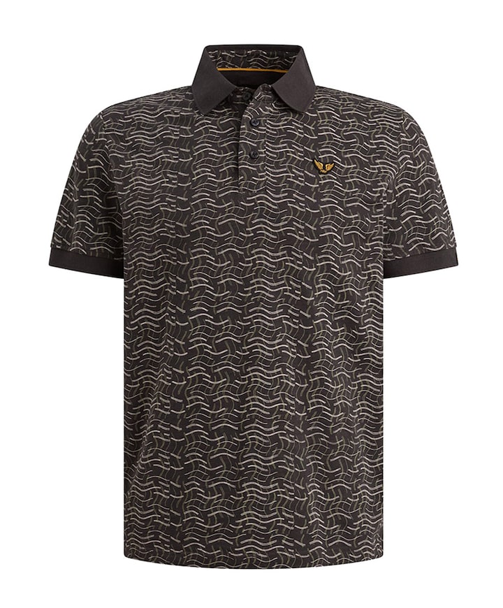 Heren polo blauw