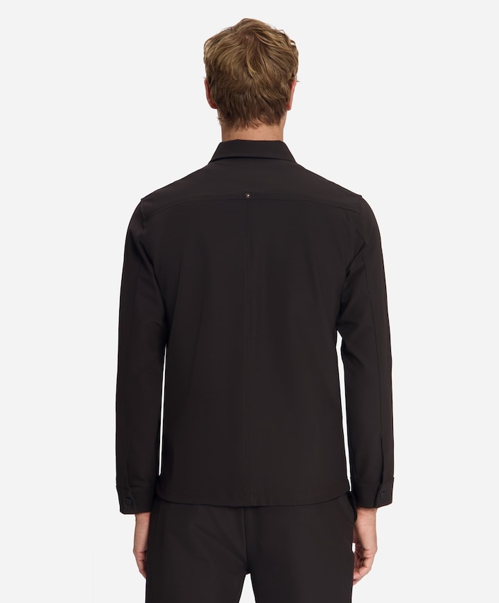 Heren overshirt bruin