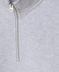 Trui met rits grijs