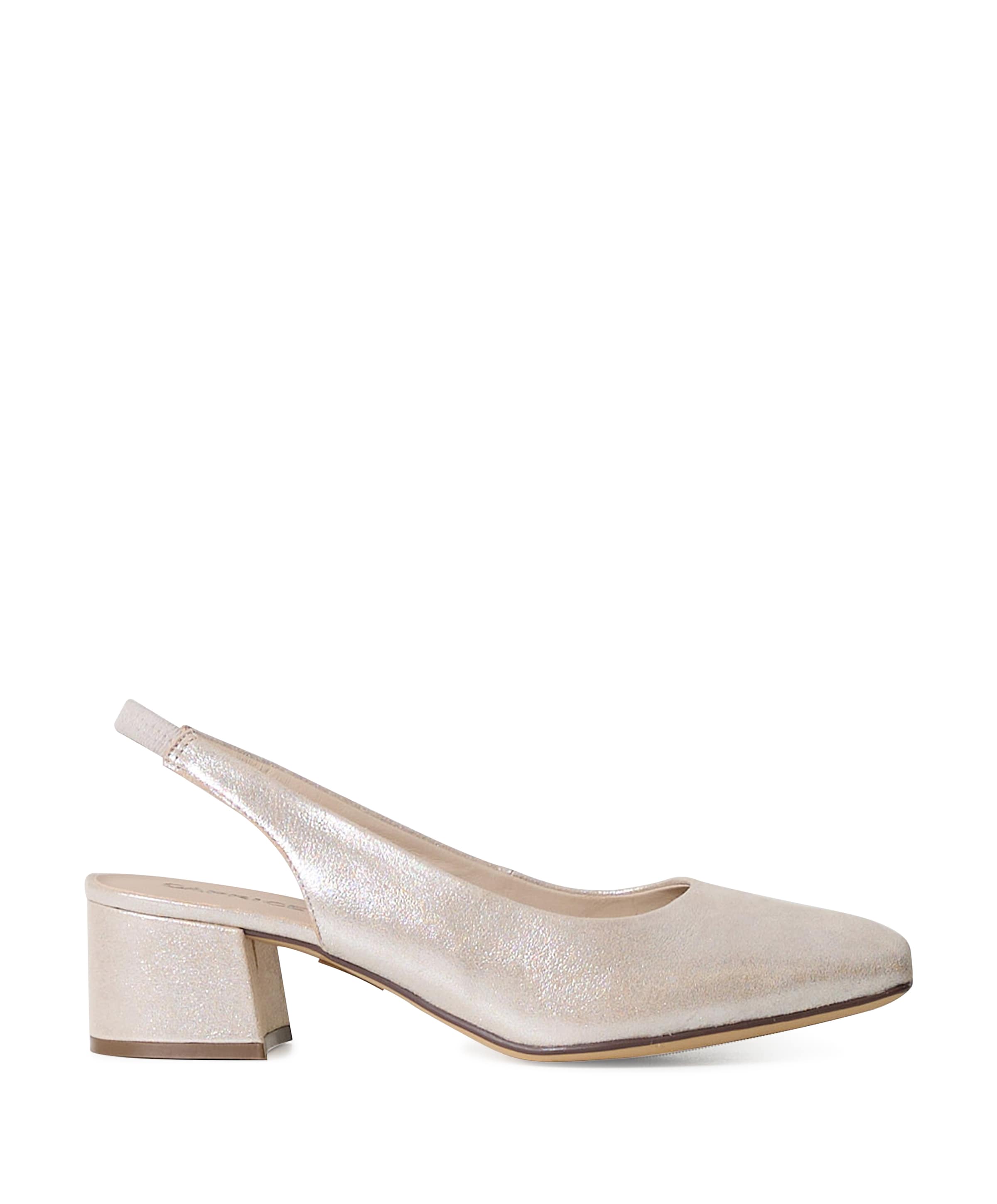 dames slingbacks beige
