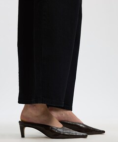 SLWBARREL LOOSE NANET HW dames jeans zwart