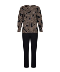 Dames pyjamaset zwart