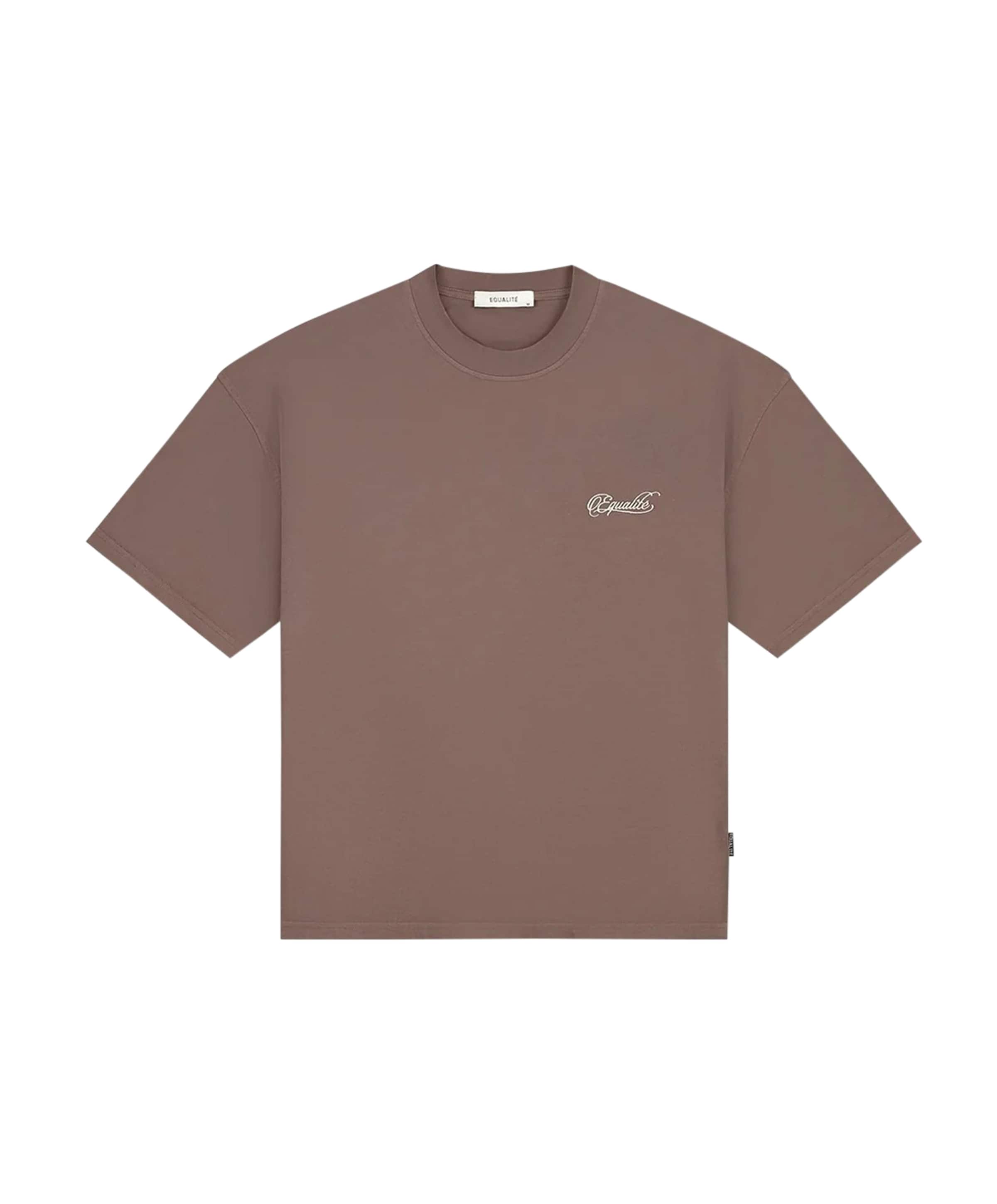 Uniseks t-shirt bruin