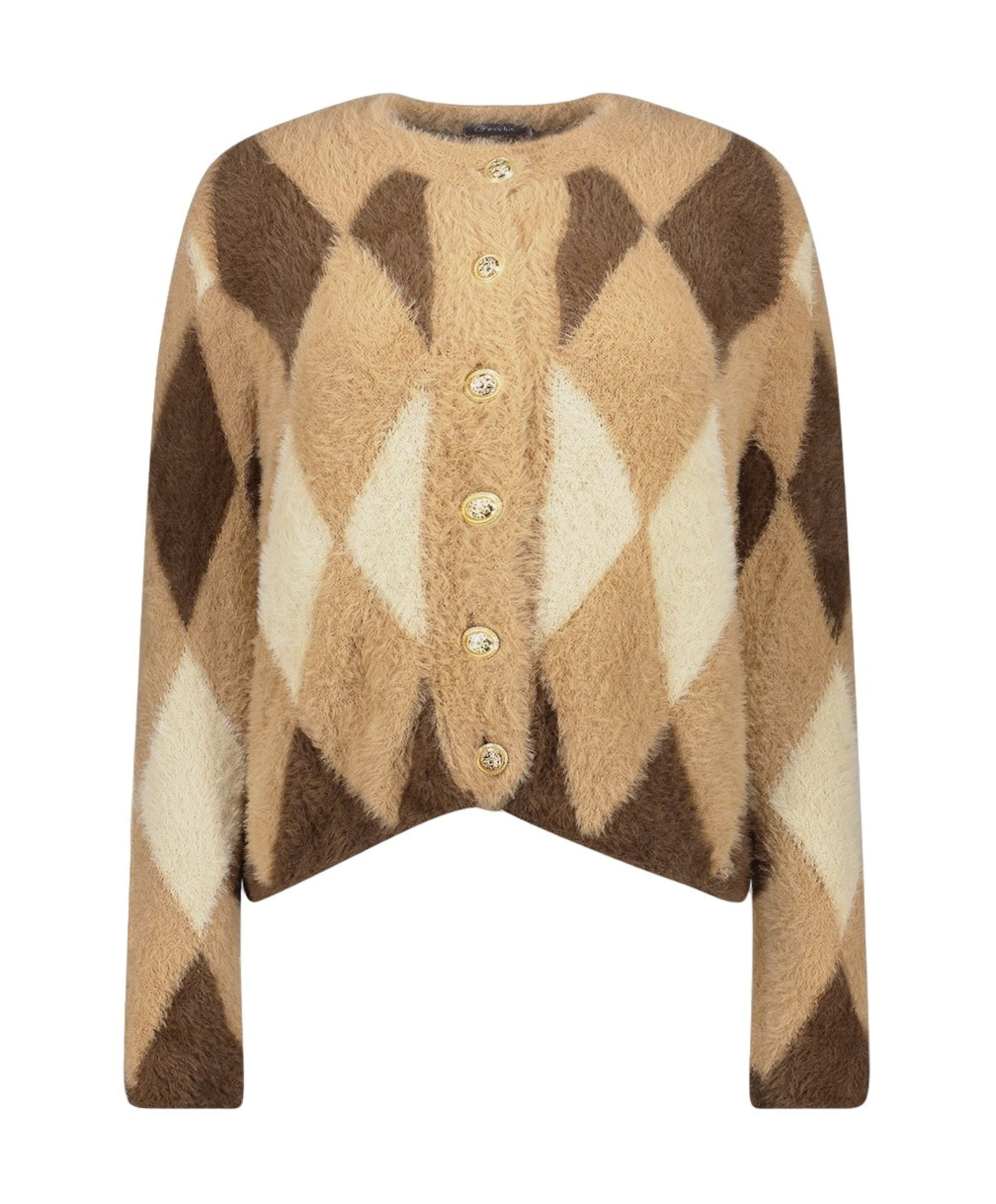 Dames vest beige