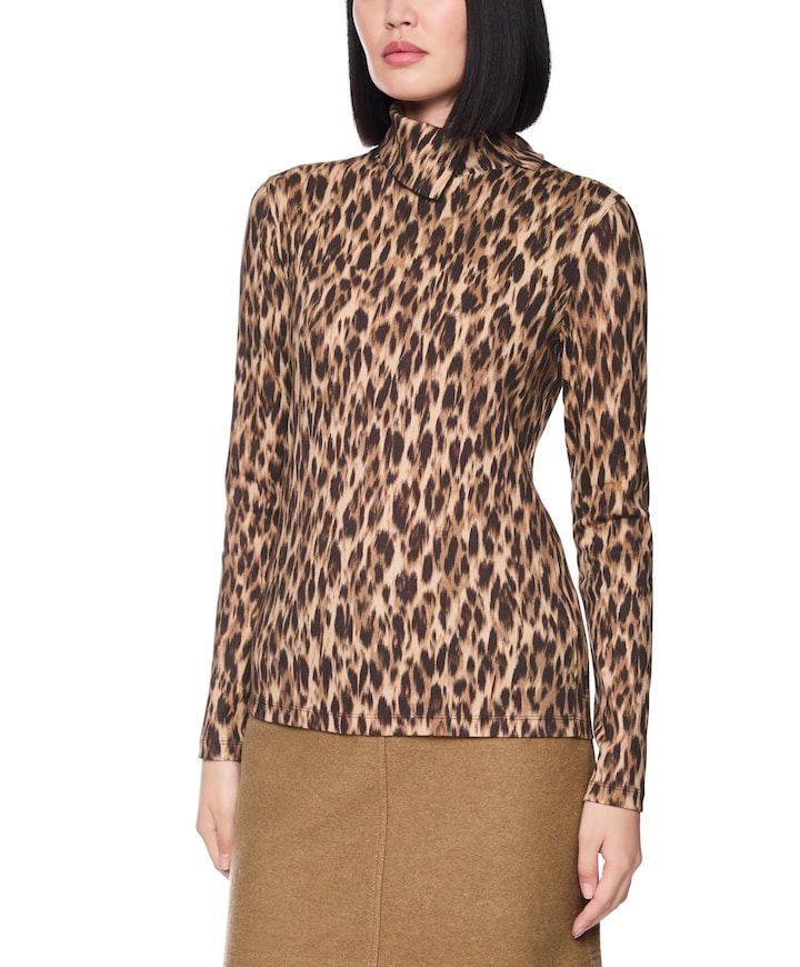 Dames longsleeve bruin