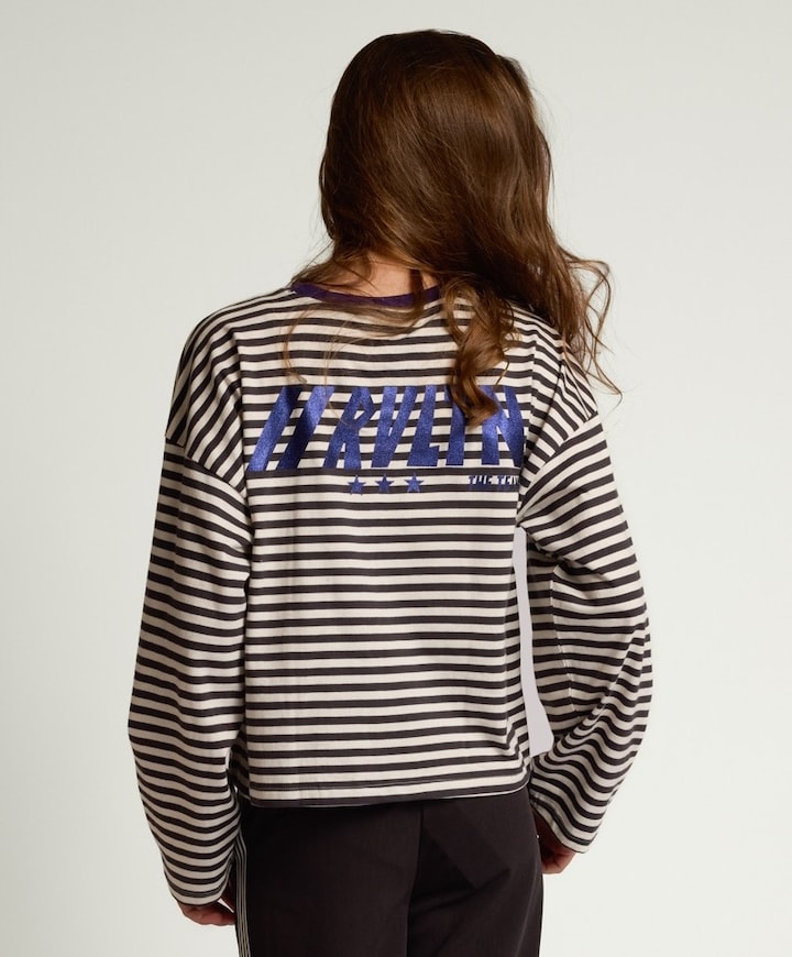 Meisjes longsleeve grijs