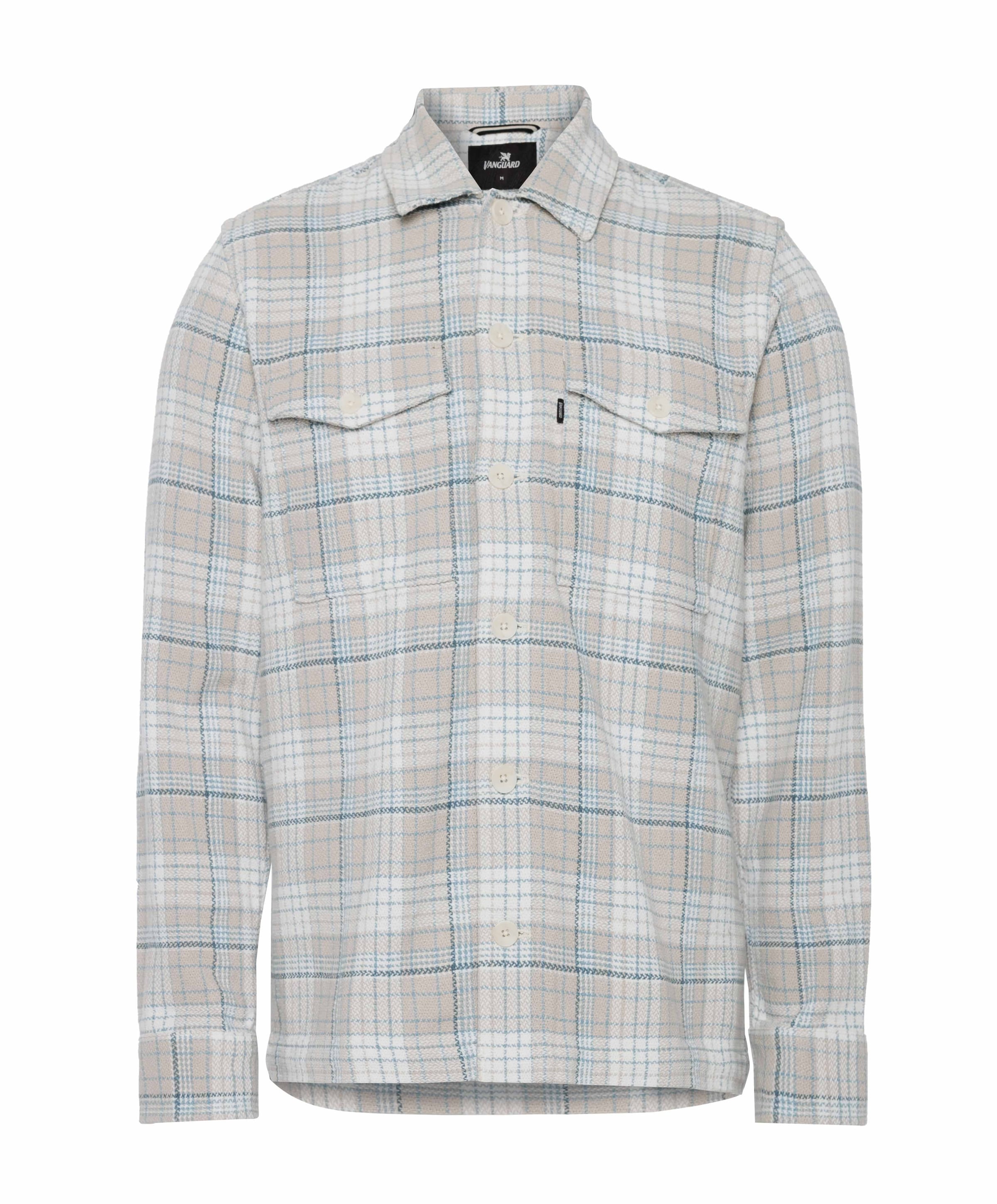 Heren overshirt beige