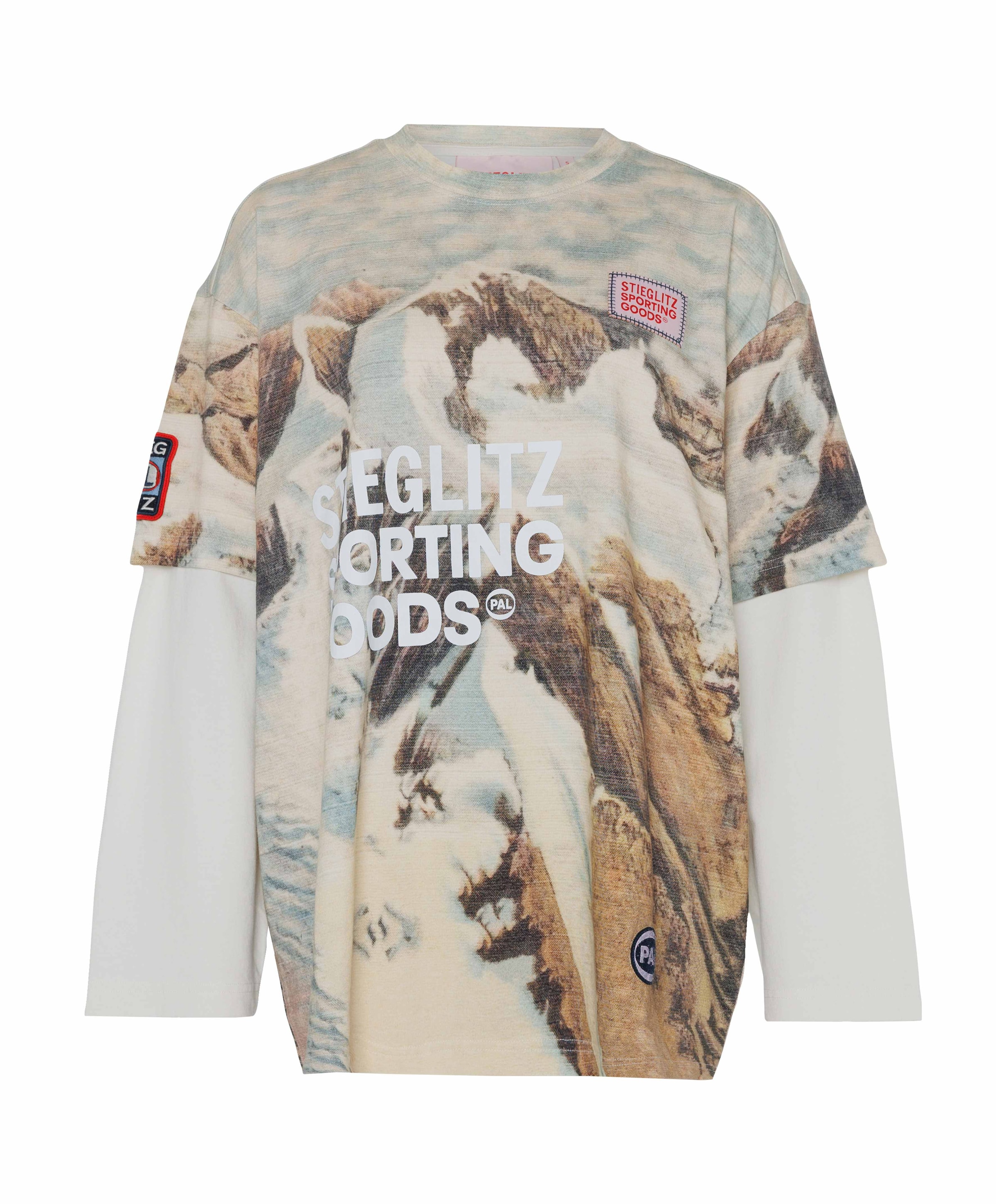 Dames longsleeve ecru