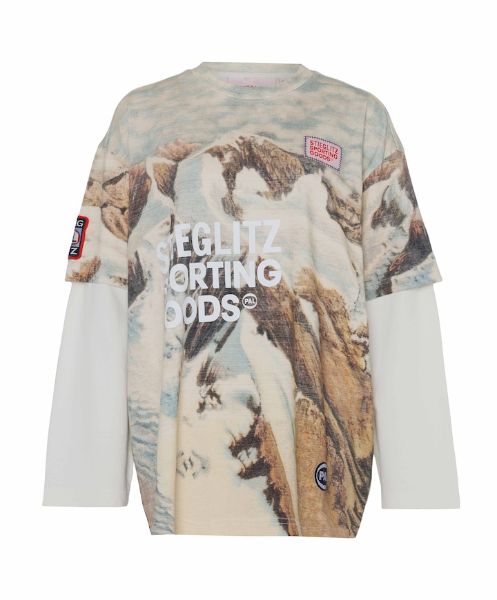 Dames longsleeve ecru