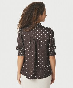 Dames blouse bruin