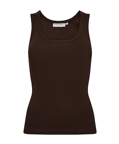 Dames top bruin