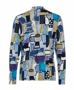 Dames longsleeve blauw