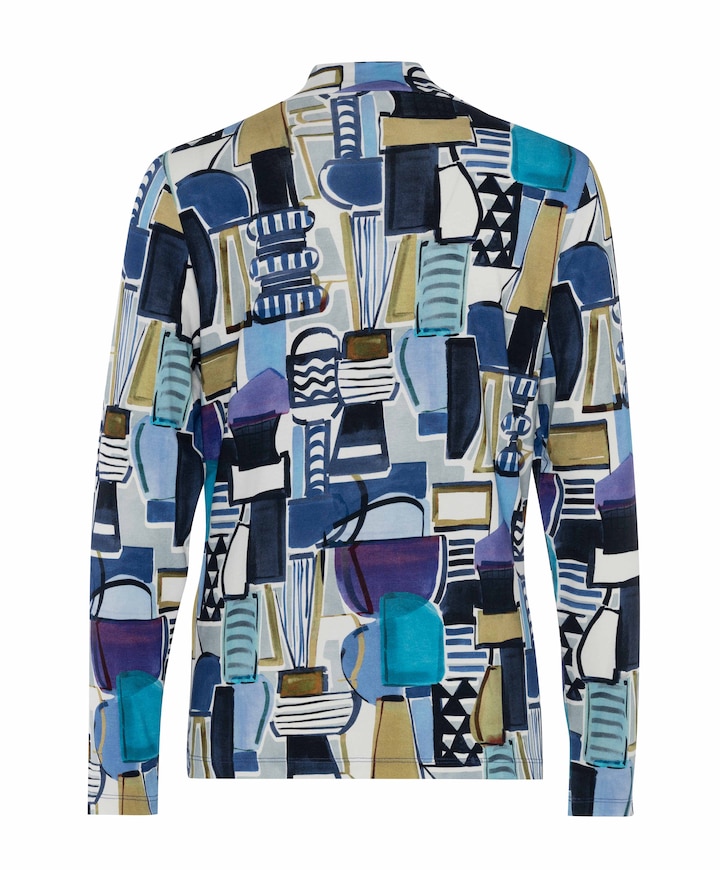 Dames longsleeve blauw