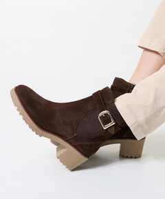 dames enkellaarzen bruin