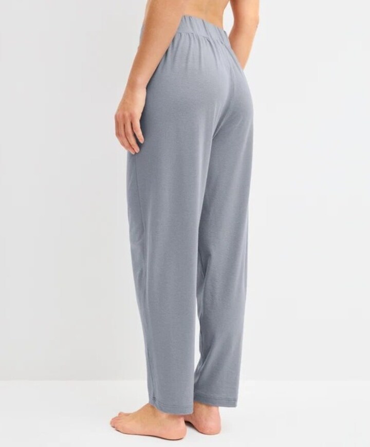 Dames pyjamabroek grijs