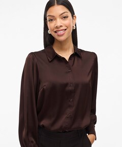 Dames blouse bruin