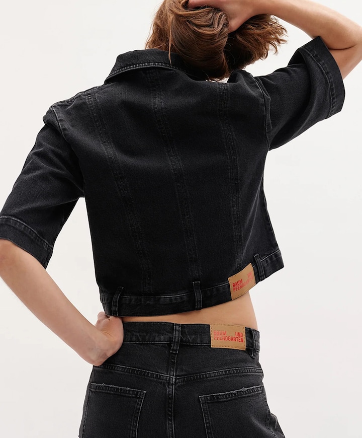 Dames spijkerjas  zwart