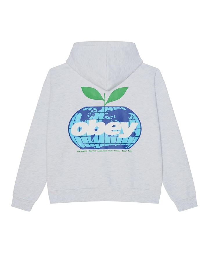 Heren hoodie grijs