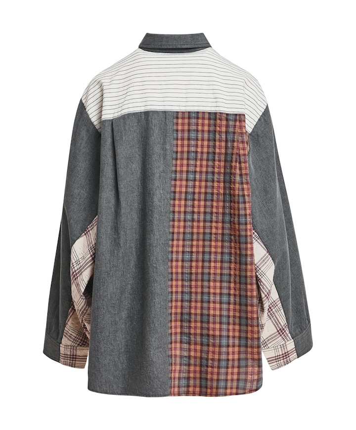 Dames blouse grijs