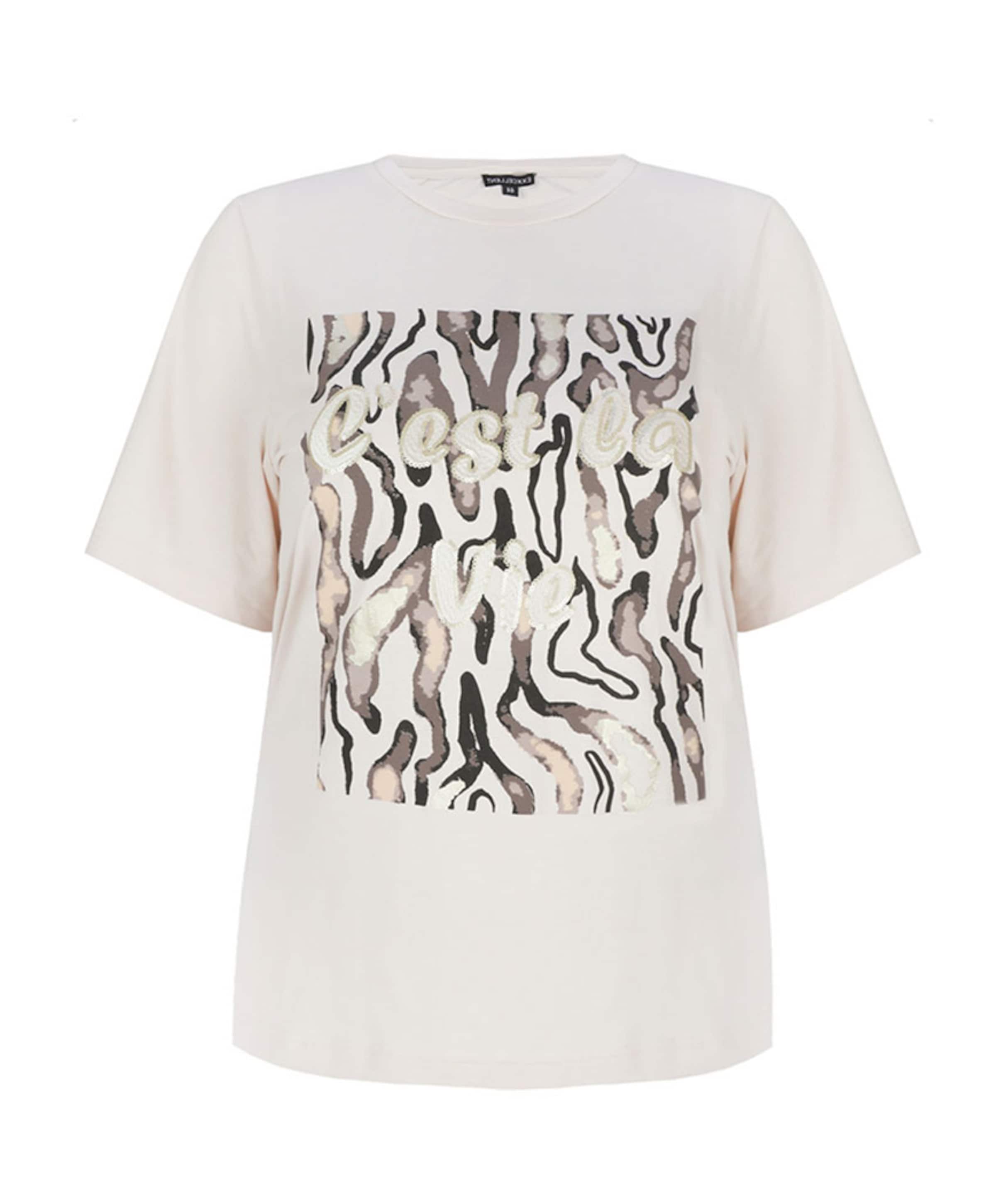 Dames t-shirt beige