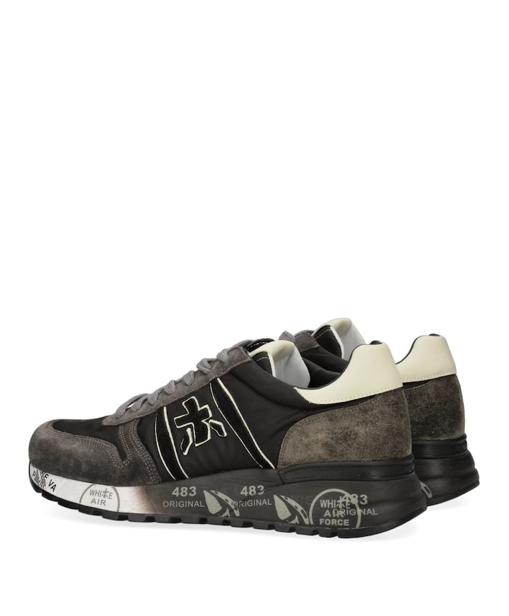 Lander heren sneakers grijs