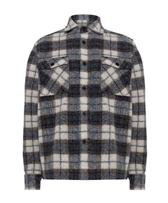 Heren overshirt bruin
