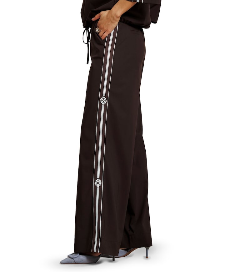 Lexie tape dames broek bruin
