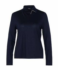 Dames longsleeve blauw