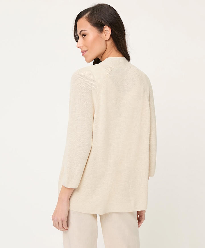 Dames vest beige