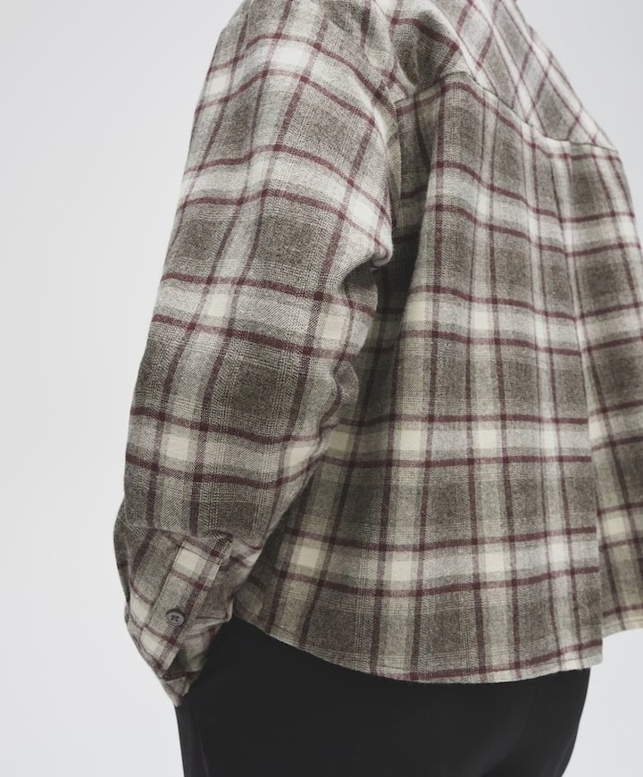 Dames blouse bruin