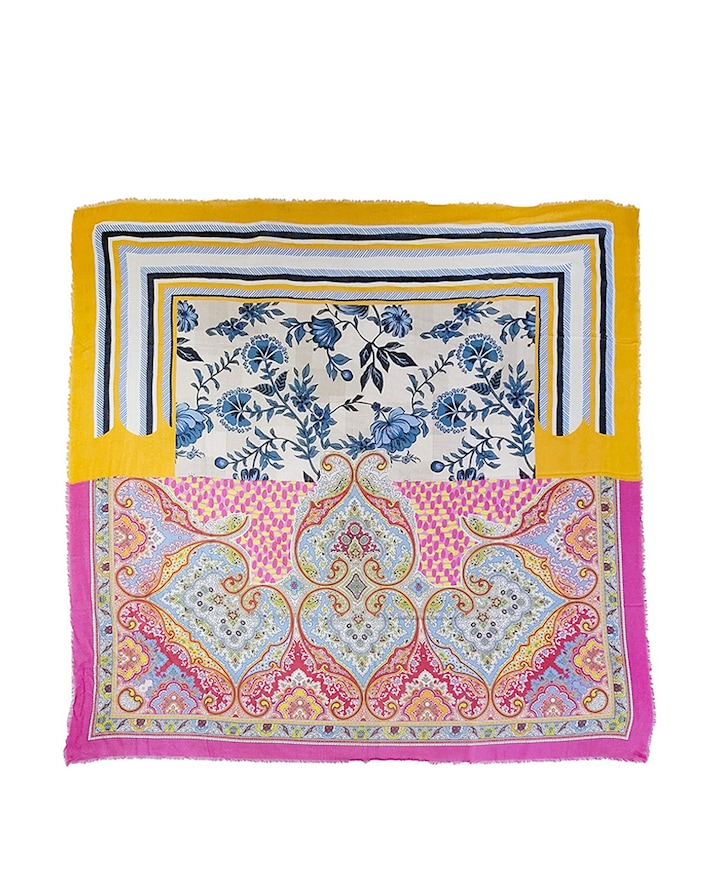 Dames sjaal multicolor