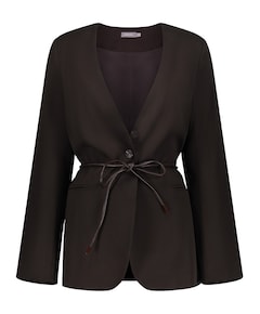 Dames blazer bruin